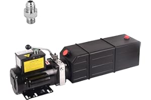 Doppy Hydraulic Pump 16 Quart, 4 Gallon Hydraulic Power Unit 220V 2HP 3450 RPM Single Phase Electric Hydraulic Car Lift Pump for Dump Trailer Car Lifting & Industrial