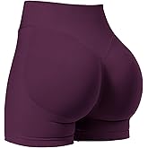 VOYJOY Women Workout Impact Shorts 2.5"/ 3.6"/ 4.5"/ 6" Scrunch Butt Lifting Gym Seamless Booty Biker Shorts