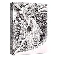 Canvas Wall Art Creative Illustrations Canvas Prints Home Artwork Decoration for Living Room,Bedroom - 12x18 inches