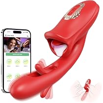 G Spot Vibrator Adult Sex Toys for Women, Tongue Rose Sex Toy ...