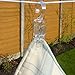 Hangerworld Pack of 10 Clear Clever Clips - Strong & Verstile - Use In The Home - Office - Workshop