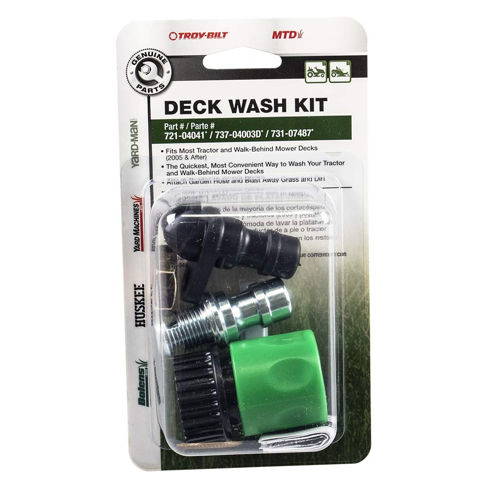 MTD Genuine Parts 490-900-M061 Deck Wash Kit for Lawn Mowers and Tractors 2005 and After, Fits Various, Troy-Bilt, and Other Top Models
