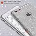 MILPROX Case Compatible with iPhone 6/6S, Bling Glitter Pretty Sparkle 3 Layer Hybrid Anti-Slick/Protective/Soft Slim TPU Case Compatible with iPhone 6s/6