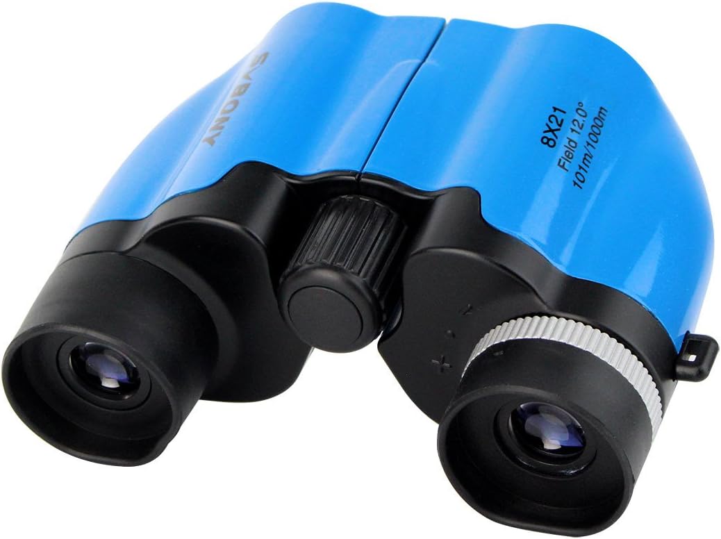 Svbony SV201 Binoculars Kids,8X21 Kids Binoculars for Boys Girls, 12