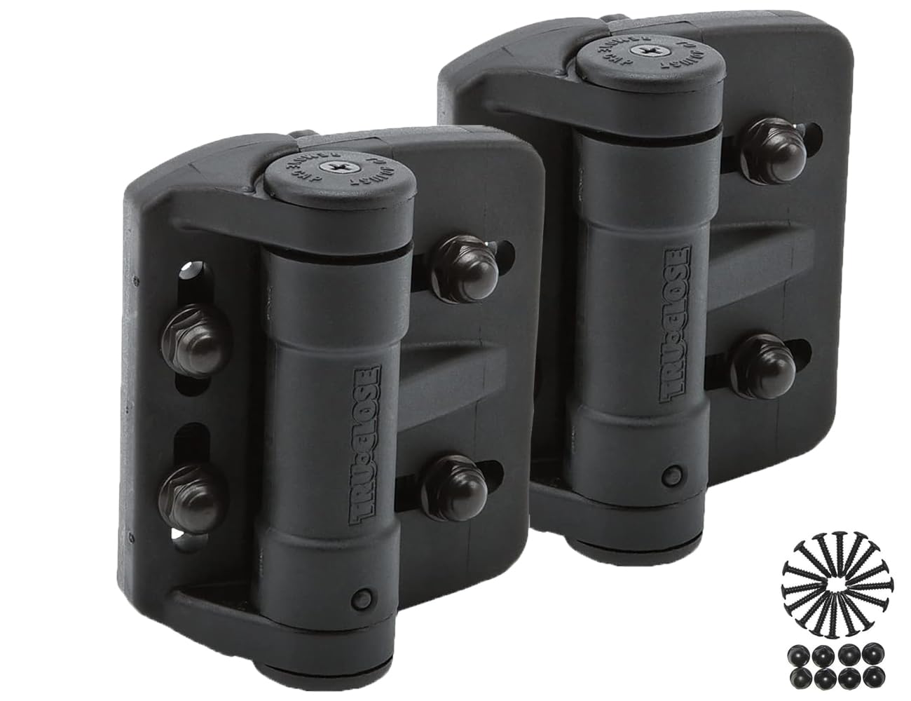 Weatherables Regular Truclose Mini Multi Adjustable Hinges Tcama1 D&D Technologies, Black