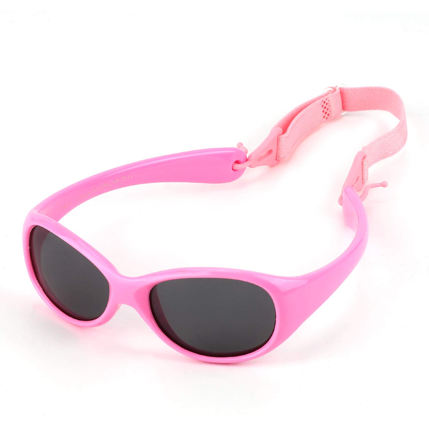 Hifot Toddler Sunglasses, UV Protection Polarized, Flexible Children's Sunglasses, Non-folding, 6 months - 2 years