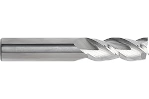 Star Tool Inc Carbide Square End Mill - Submicron Grain Carbide End Mill for Aluminum/Non-Ferrous Materials - 3 Flute - 1/2" - Made in USA - EM-12331250SQ