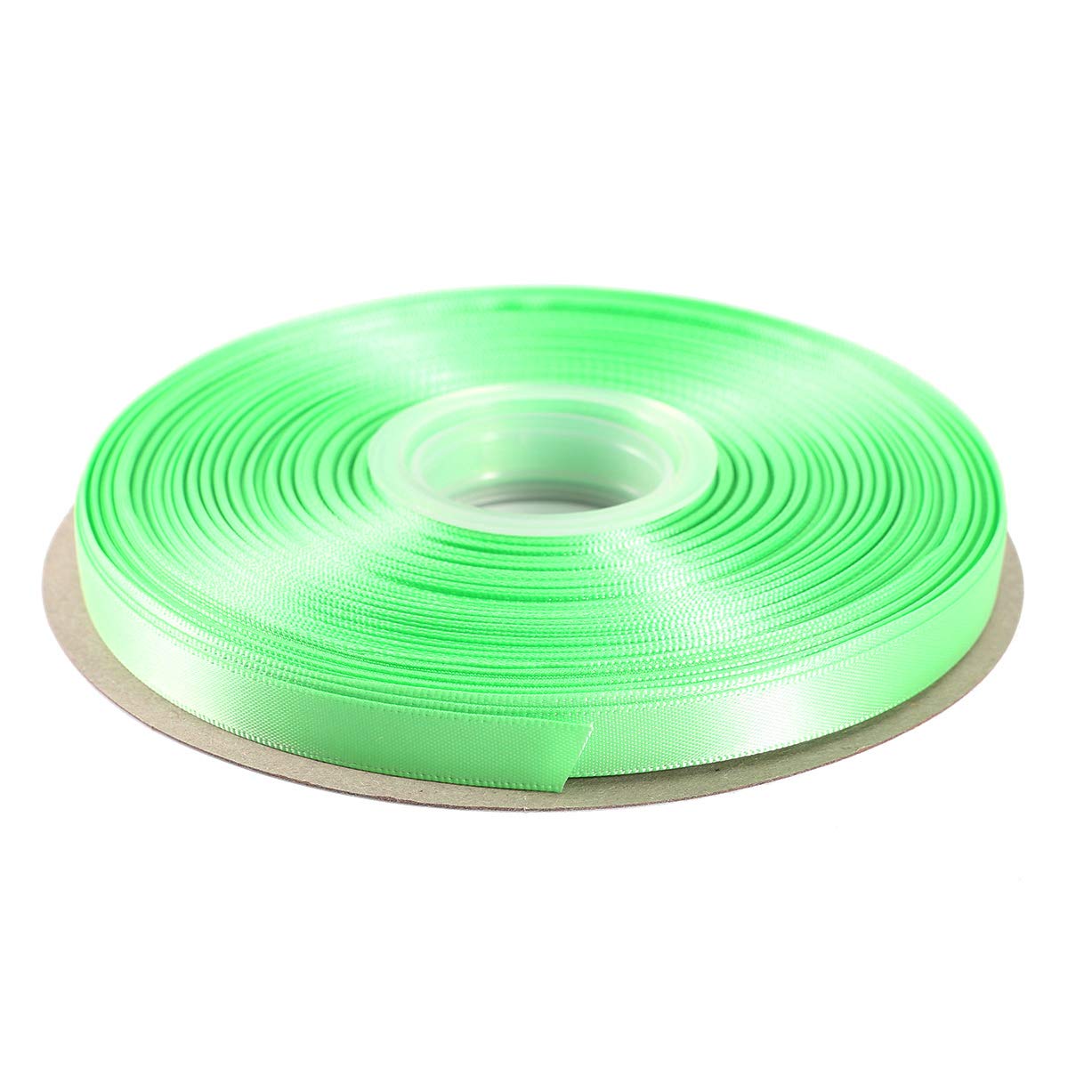 ITIsparkle 9mm Double Faced Satin Ribbon 45 Meters-Roll Set for Gift Wrapping Scrap Books Party Favor Hair Braids Baby Shower Decoration Floral Arrangement Craft Supplies, Mint Ribbon