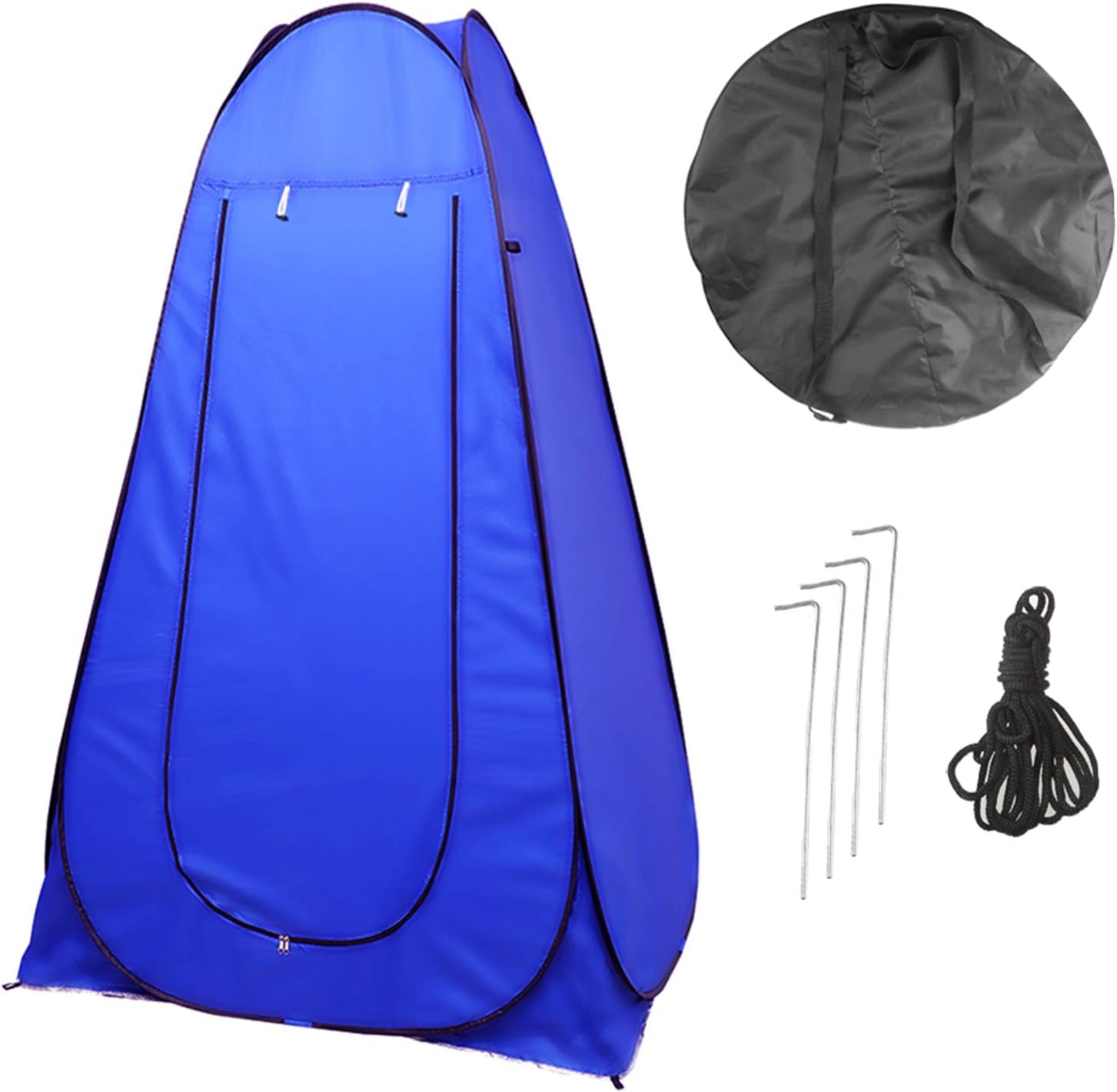 Vinteky Portable Instant Pop Up Tent Outdoor Camping Toilet Dressing Shower Changing Tent & Toilet Privacy Room For Camping Beach, Caravan Picnic Fishing And Festivals Holidays