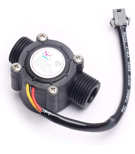 G3/4" Water Flow Sensor Switch - Brass Flowmeter Counter 2-50L/min For Plumbing Systems