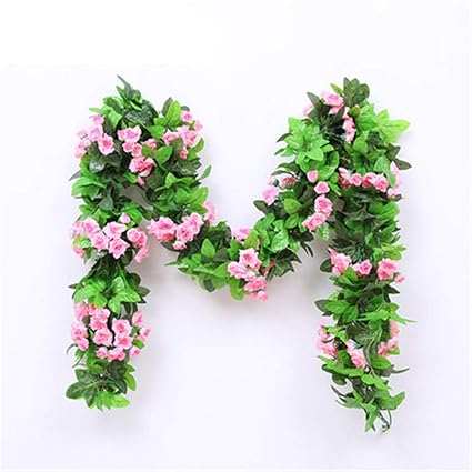 Amazon Com Lastaill Simulation Rose Vine Wall Hanging Fake Flower