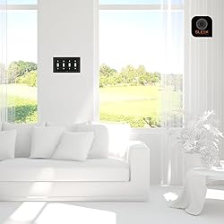 SleekLighting | Beveled Black Architecture Wall