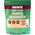 Amaranthy Ready-to-eat Popped Amaranth Bag (3.53 oz) - High Protein Grain - Low Calorie - Vegan (1. Popped Bag 3.5 oz.)