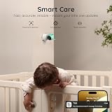 BOIFUN 2K WiFi Baby Monitor 5" Screen App PTZ Auto-Tracking Night Vision view 5