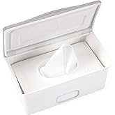 Ubbi Baby Wipes Dispenser, Baby Wipes Case, Baby Wipes Holder With Weighted Plate, Keeps Wipes Fresh And Non-Slip Rubber Feet