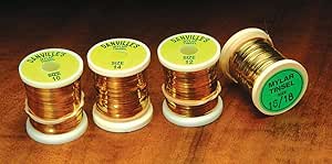 Danville Flat Mylar Gold/Silver Tinsel Spooled (Medium #12)