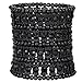 YACQ Jewelry Women's Multilayer Crystal Stretch Bracelet 4 Row…