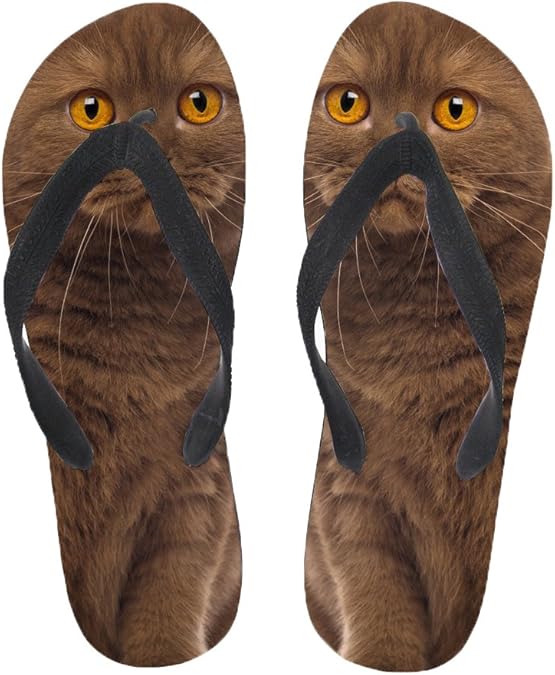 Coloranimal Cute Animal Pet Cat Flip Flops Comfortable TStraps Beach