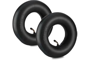 NIGOOLATA 2.80/2.50-4 Tire Inner Tube 2.50-4 Replacement Inner Tube with Bent Valve Stem for Wheelbarrows, Scooters, Hand Trucks, Lawn Mowers, Dollies - 2 Pack