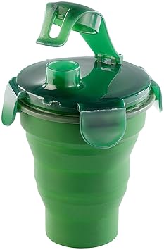 Semptec Urban Survival Technology Faltbarer Trinkbecher: Faltbarer Silikonbecher, 200 ml (Faltbarer Becher)