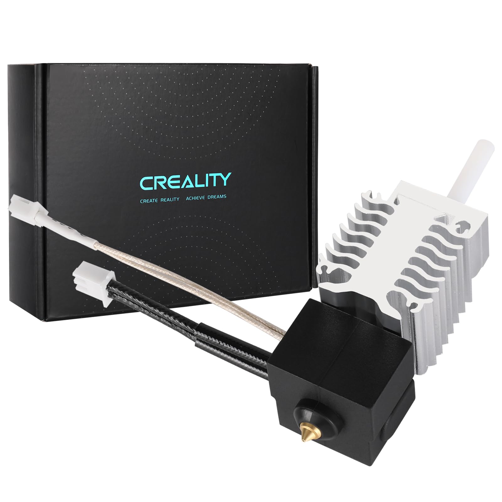 Photo 1 of Creality Official Ender 3 V3 SE Hotend Kit, 260? High-Temperature Resistance Hotend Heater Block, 250mm/s High-Speed Assembled Extruder Hot End Kit with Silicone Sock for Ender 3 V3 SE 3D Printer
