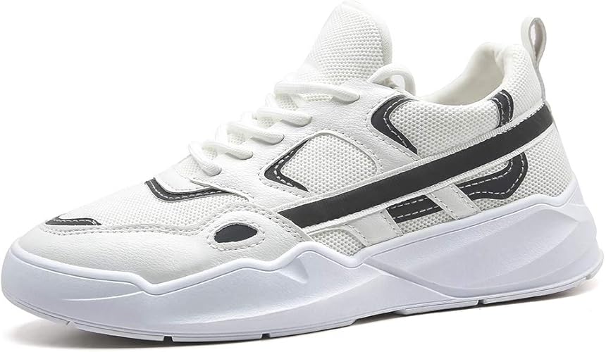 Amazon Arkmiido スニーカー ウォーキングシューズ メンズ レディース 通気 厚底 ランニングシューズ 男女兼用 ホワイト 26 5 Arkmiido シューズ バッグ