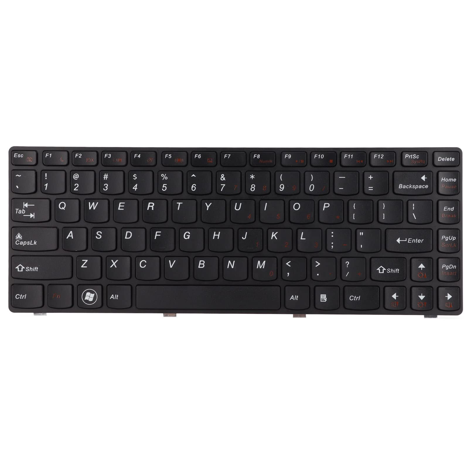 ciciglow Laptop Keyboard for Lenovo,Replacement Keyboard Keys Durable Wearable 5 Million Keystrokes 84 Key Replaceable Computer Supplies for Lenovo Z470