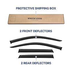 Window Visors Rain Guards Shield for 2011-2025