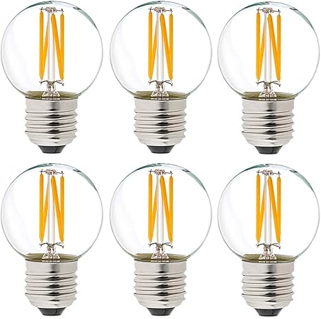 Dimmable G16 5 Led Bulb 40w G16 1 2 Led Edison Bulb 2700k 4w E26