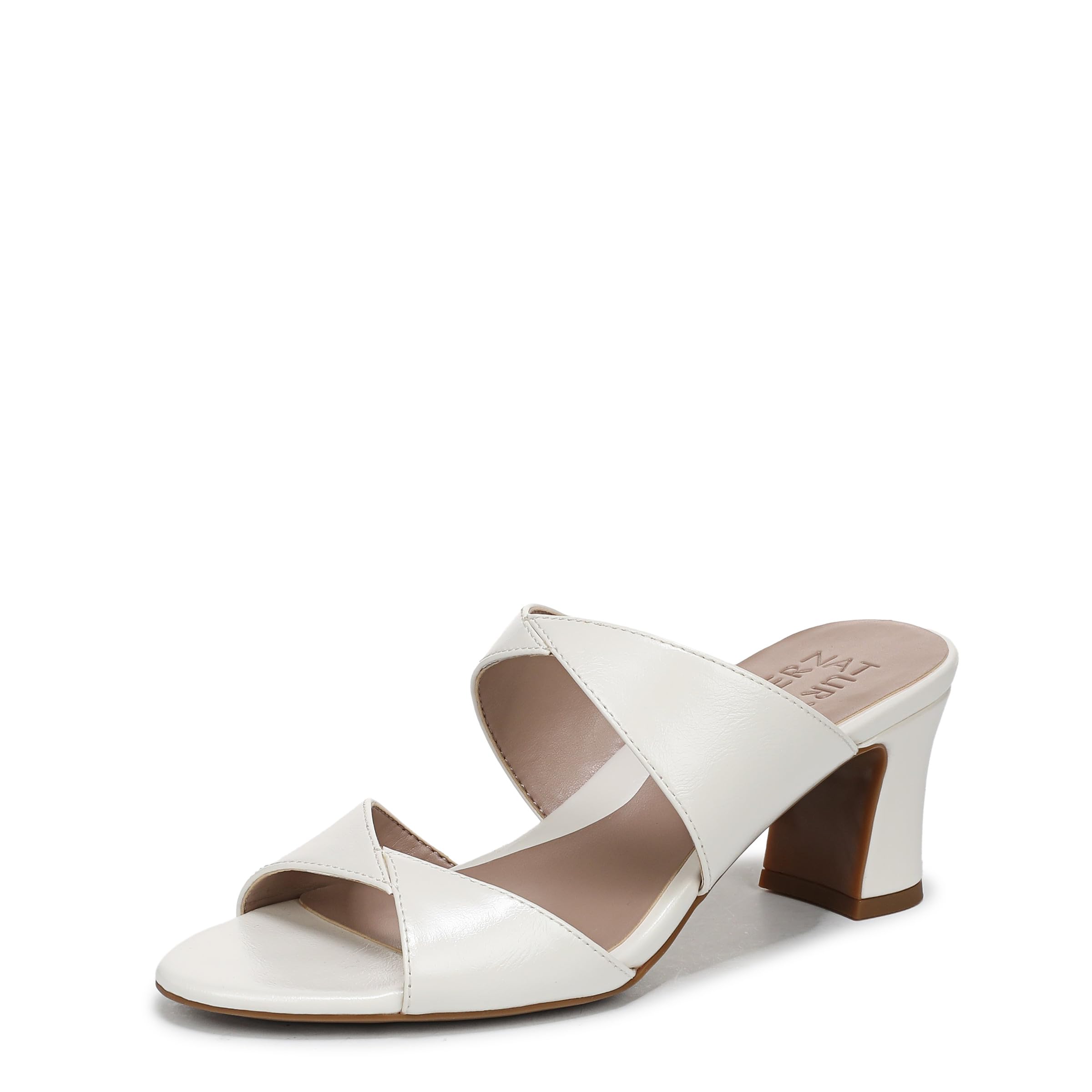Naturalizer Women’s Nessa Slide Sandal Warm White 7 W