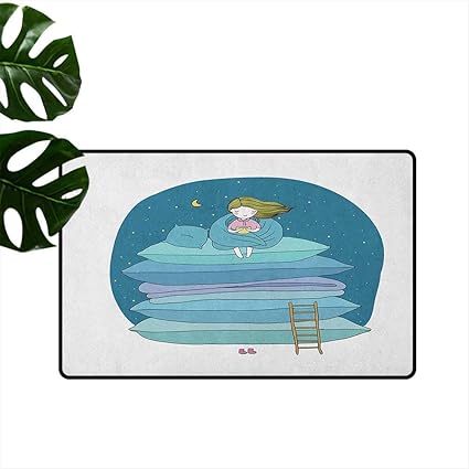 Amazon Com Renteriadecor Kids Printed Floor Mats Little Girl