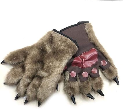 Amazon Co Jp Mercurygo グローブ ハロウィン 手袋 狼 狼男 ハロウィン衣装 仮装 ロールプレイ コスプレー 小物 小道具 飾り物 おもちゃ