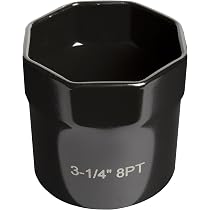 Sunex 10609 3-1/2 Inch 8-Point Wheel Bearing Locknut Socket – 1/2-Inch Drive, Heavy Duty