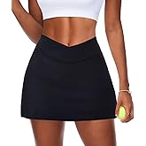 Navneet Women High Waisted Bodycon Golf Tennis Mini Skirt with Shorts Pickleball Workout Athletic Mini Skorts