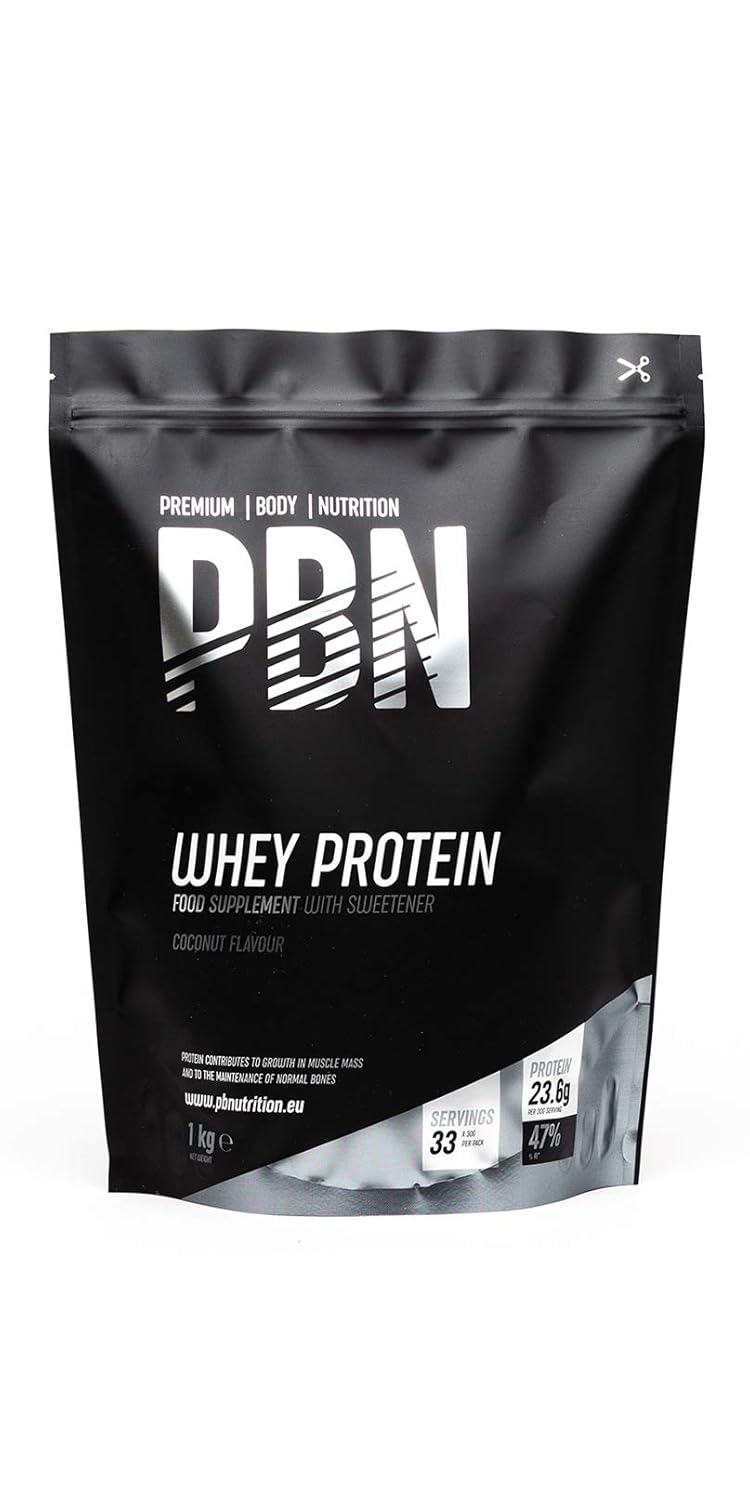 PBN Whey Protein Powder 1kg Coconut Amazon.it Salute e cura della persona