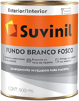 Suvinil Fundo Fosco Base Agua 0 9 Litro Branco Amazon Com Br Ferramentas E Construcao