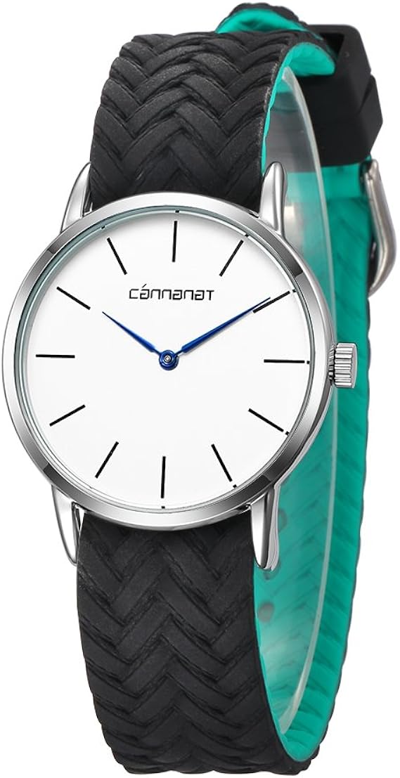 Amazon Rebirth ブランド 腕時計 レディース 防水 人気 アナログ シンプルブラック グリーン 編み込み バット レディース腕時計 腕時計 通販