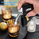 SUPRUS Windproof Waterproof LED Rechargeable USB C Candle Lighter Outdoors Black view 6