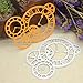 Stencil ZTY66, Metal Clock Cutting Dies Cut Dies Template Mould for DIY Scrapbook Album Paper Card
