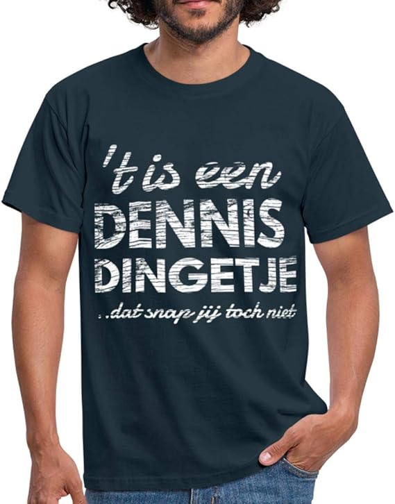 Spreadshirt t Is Een Dennis Dingetje Mannen Tshirt Amazon.nl