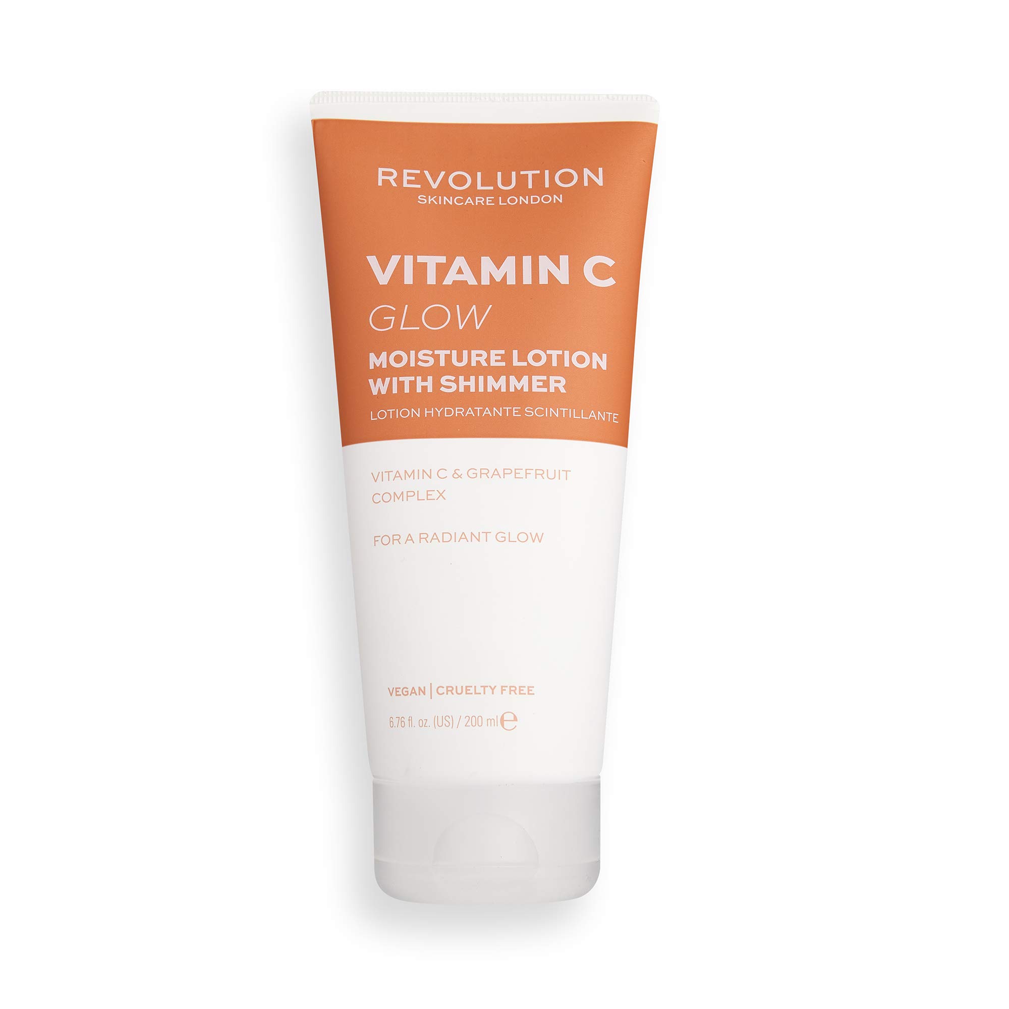 Revolution Skincare London, Vitamin C Glow, Moisture Lotion with Shimmer, 200ml