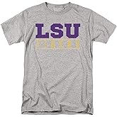 Louisiana State University LSU Official Between The Lines Unisex Adult T Shirt