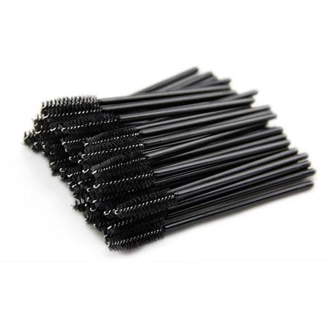 50 Stück Einweg-Wimpernbürste Mascara Wand Applicator für Augenwimper Extension