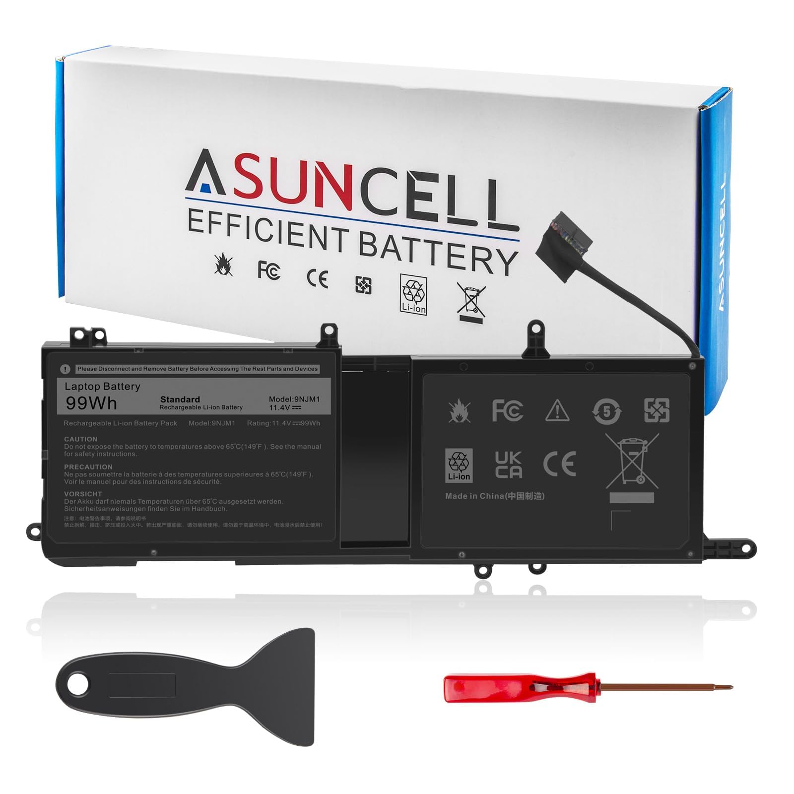 9NJM1 Laptop Battery for Dell Alienware 15 R3 R4 17