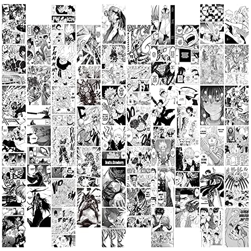 Manga Wall Collage Kit Anime Room Decor 60 PCS Anime Manga Aesthetic ...
