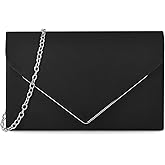 TINDTOP Evening Clutch Purses for Women Handbags for Formal Wedding Party Cocktail Prom Crossbody Shoulder Envelope Bag | for Formal Wedding, Party, Cocktail, Prom, for Formal Wedding, Party