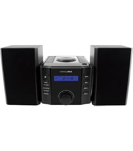Amazon.com: HANNLOMAX HX-1081BT CD Micro Compo with AM/FM Radio