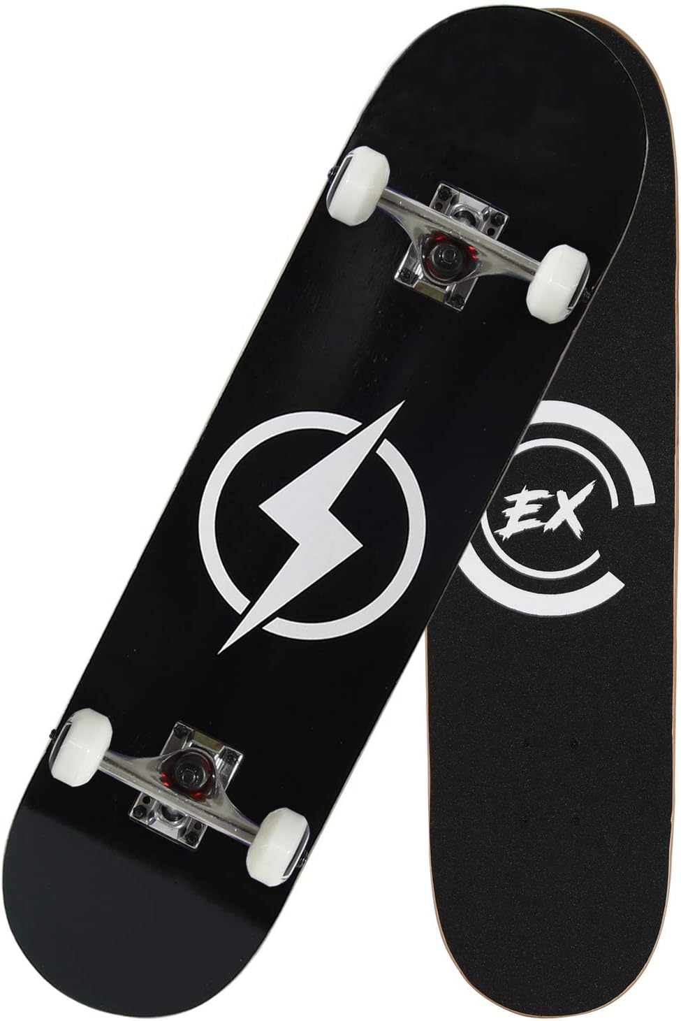 THMEX Pro Skateboards Completes Skateboard Skateboards and for Beginners 7 Layer Canadian Maple Double Kick Concave Standard and Tricks Skateboards for Kids, Beginners,and Adults