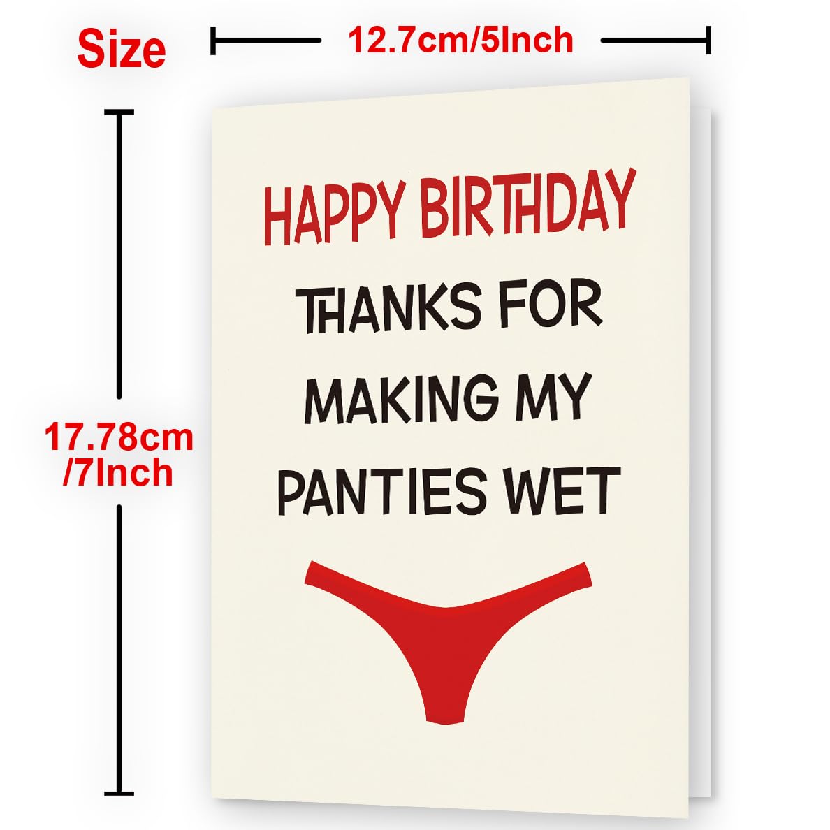 WowBefun Humorous Birthday Card for Men, Husband, Boyfriend, and Him | Happy Birthday Gifts & Decorations for Men