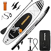 SURFTORRENT Inflatable Stand Up Paddle Board Wave Board with SUP Accessories,Inflatable SUP Board for Beginner,Youth Paddle Board,Pink or Black Paddle Board for Adult